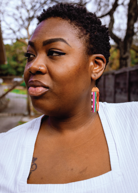 Beaded Fringe Earrings - Image 3
