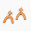 Leather Arch Earrings