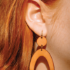 Leather Arch Earrings - Image 3