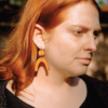 Leather Arch Earrings - Image 2